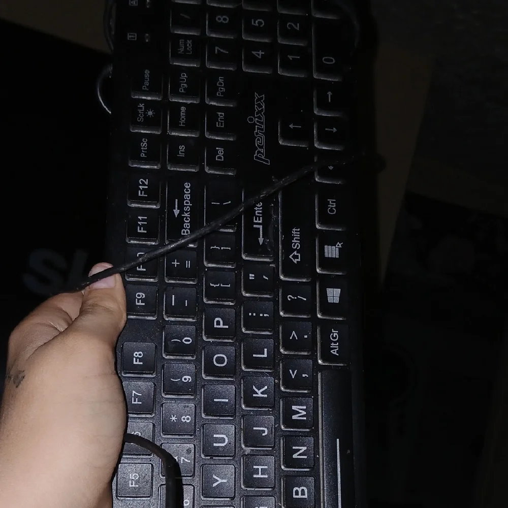 Perixx Wired Black Keyboard